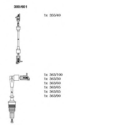 BREMI 300/601 Ignition Cable Kit